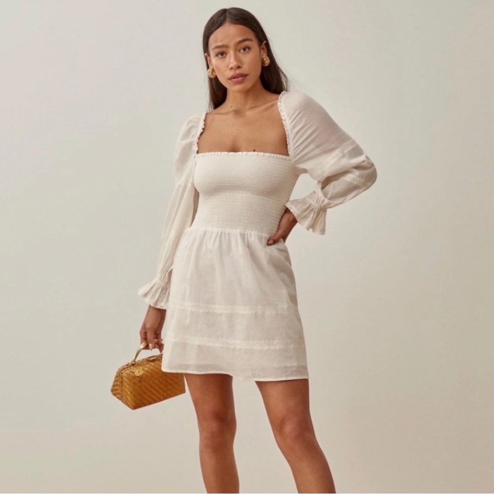 Reformation Dune dress in organic cotton 🧺